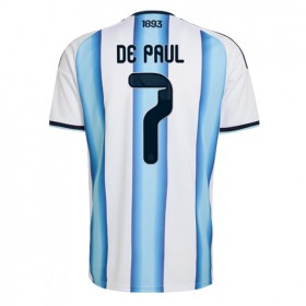 Argentina Rodrigo De Paul #7 Hjemme skjorte VM 2026 Kortermet